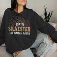 Women's First New Year's Eve In Mama's Belly For Pregnant Women Sweatshirt Frauen Geschenke für Sie