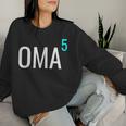 Women's Grandma High 5 Maths Grandma Of Five Grandchildren S Sweatshirt Frauen Geschenke für Sie