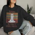 Yoga Outfit Ladies Girls Llama Buddha Sweatshirt Frauen Geschenke für Sie