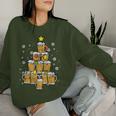 Beer Christmas Pyjamas Christmas Tree Pjs Brew Dad Men Sweatshirt Frauen Geschenke für Sie