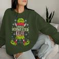 Big Sister Elf Christmas Outfit Christmas Family Sweatshirt Frauen Geschenke für Sie