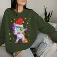 Christmas Children's Unicorn Girls Christmas Sweatshirt Frauen Geschenke für Sie