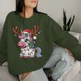 Christmas Women's Children's Unicorn Christmas Sweatshirt Frauen Geschenke für Sie