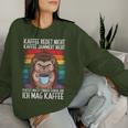 Coffee Talks Not Saying Christmas Fun Sweatshirt Frauen Geschenke für Sie