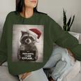 Christmas Outfit Women's Raccoon Sweatshirt Frauen Geschenke für Sie