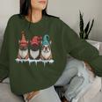 French Bulldog Gnomies Christmas Gnome Mens Women Sweatshirt Gifts for Her