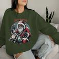 Motorcycle Santa Claus Biker Christmas & Women Sweatshirt Frauen Geschenke für Sie