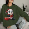 Pandas Christmas Sweatshirt Frauen Geschenke für Sie