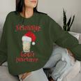 Schääne Woi Nachde Woinachde Christmas Wine Riesling Sweatshirt Frauen Geschenke für Sie