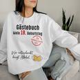 18Th Birthday Boy Girl 18 Years Guest Book Sweatshirt Frauen Geschenke für Sie