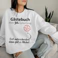 30Th Birthday Man Decoration 30Th Birthday Woman S Sweatshirt Frauen Geschenke für Sie