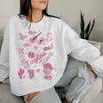 Birthday Girl Groovy Taylor First Name Personalized Heart Women Sweatshirt Gifts for Her