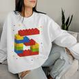 Children's Building Blocks Birthday Boy Girl 6 Years Old Bricks Sweatshirt Frauen Geschenke für Sie