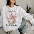 Children's Ich Werde Große Schwester Ich Pink Sweatshirt Frauen Geschenke für Sie