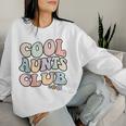 Cool Aunts Clubintage Floral Colorido Cool Aunts Club Aunt Sudadera Mujer Regalos para ella