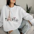 Eiffel Tower Paris Girls Guys Travel Holiday France Souvenir Women Sweatshirt Gifts for Her