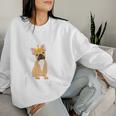 French Bulldog Frenchie Mama Mother Mom Dog Lover Sweatshirt Frauen Geschenke für Sie