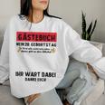 Guest Book My 20Th Birthday Idea Women's Gray Sweatshirt Frauen Geschenke für Sie