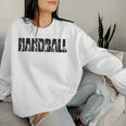 Handball Player s For And Handball Fans Gray Sweatshirt Frauen Geschenke für Sie