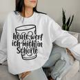 Heute Werf Ich Mich In Schorle Dubbeglas Palatinate Wine Festival Sweatshirt Frauen Geschenke für Sie