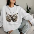 Hip Hop Butterfly Y2k Backprint Streetwear Sweatshirt Frauen Geschenke für Sie