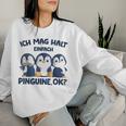 Ich Mag Halt Penguins Girls Children Women's Penguin Sweatshirt Frauen Geschenke für Sie