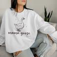 Mama Goose Est 2025 Mother's Day New Mama Mommy Mom To Be Women Sweatshirt Gifts for Her