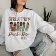 Puerto Rico Girls Trip 2025 Weekend Vacation Matching Women Sweatshirt Gifts for Her