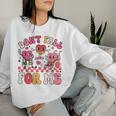 Therapy Team Physical Therapy Ot Valentine Fall Prevention Women Sweatshirt Gifts for Her