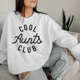 Retro Cool Aunts Club Best Auntie Ever Divertido Bolsillo Para Tía Sudadera Mujer Regalos para ella