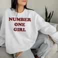 Rosé Number One Girl Sweatshirt Frauen Geschenke für Sie