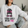 Tough Girls Tragen Im Oktober Pink Leopard Print Wear Pink Gray Sweatshirt Frauen Geschenke für Sie