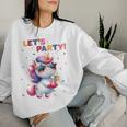 Unicorn Lets Party Outfit Boys Party Unicorn Sweatshirt Frauen Geschenke für Sie