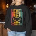 15Th Birthday Boy Girl Level 15 Years 2008 Sweatshirt Frauen Lustige Geschenke