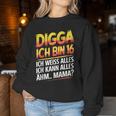 16Th Birthday Boy Girl 16 Years 2009 Sweatshirt Frauen Lustige Geschenke