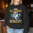 20Th Birthday Man Woman 20 Years 2004 Decorative Sweatshirt Frauen Lustige Geschenke