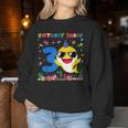 3 Year Old Birthday Shark 3Rd Toddlers Birthday Boy Girl Women Sweatshirt Personalized Gifts