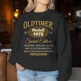 48Th Birthday Man Woman 48 Years 1975 Decorative Sweatshirt Frauen Lustige Geschenke