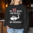 50Th Birthday Man Decoration 50Th Birthday Woman S Sweatshirt Frauen Lustige Geschenke