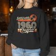 65Th Birthday Original Womenintage 1960 Sweatshirt Frauen Lustige Geschenke