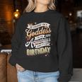 Aquarius Birthday Aquarius Goddess Queen Its My Birthday Women Sweatshirt Unique Gifts