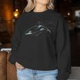 Ballena Orca Cuello Sudadera Mujer Regalos divertidos