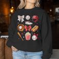 Baseball Mom Coquette Bow Mother's Day Baseball Mama Women Sweatshirt Unique Gifts
