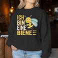 I Am A Bee I Minimalist Bee Costume Sweatshirt Frauen Lustige Geschenke