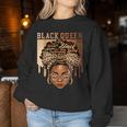 Black Queen Magic Black History Month Afro Hair Melanin Girl Women Sweatshirt Personalized Gifts