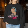 Capybara Gamer Gaming Girls' Sweatshirt Frauen Lustige Geschenke