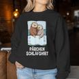 Couple Sleep Sloth Couple Sweatshirt Frauen Lustige Geschenke