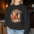 Crâne En Sucre Pour Et Homme Dia De Muertos Catrina Jour Des Morts Sweat-shirt pour femme Cadeaux drôles