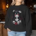 Creepy Kawaii Goth Girl Horror Anime Aesthetic Women Sweatshirt Personalized Gifts