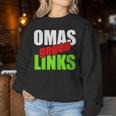 Damen Omas Gegen Links – Statement Grüne Nein Danke Sweatshirt Frauen Lustige Geschenke